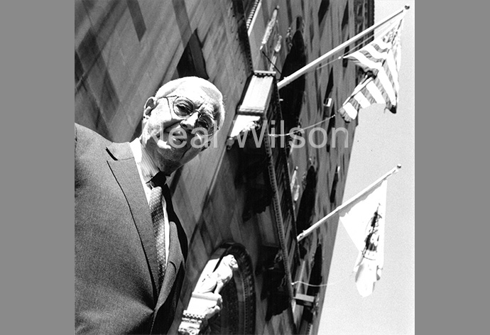 RSM - Professor Baroness, President of Ny Academy Of Medicine, Outside the building in NY